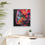 Thumbnail: Framed Matte Canvas Art Print, Colorful Wall Decor