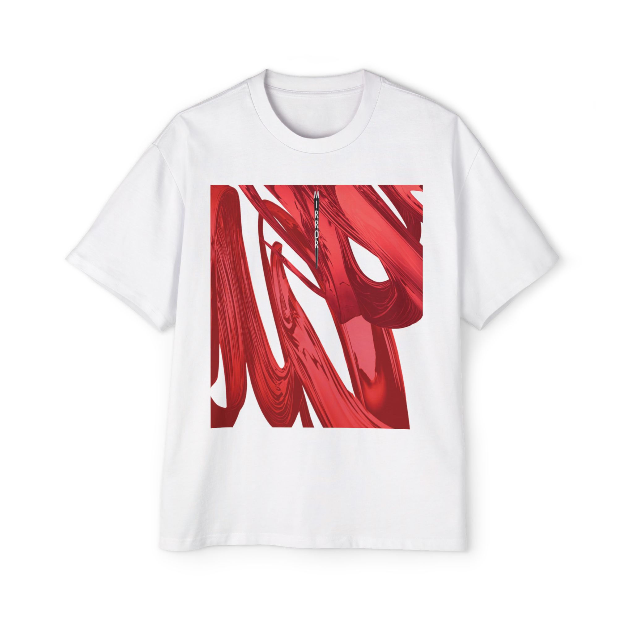 Oversized Tee Japanese Artist Miho Morita Mirror Artistic Statement Piece