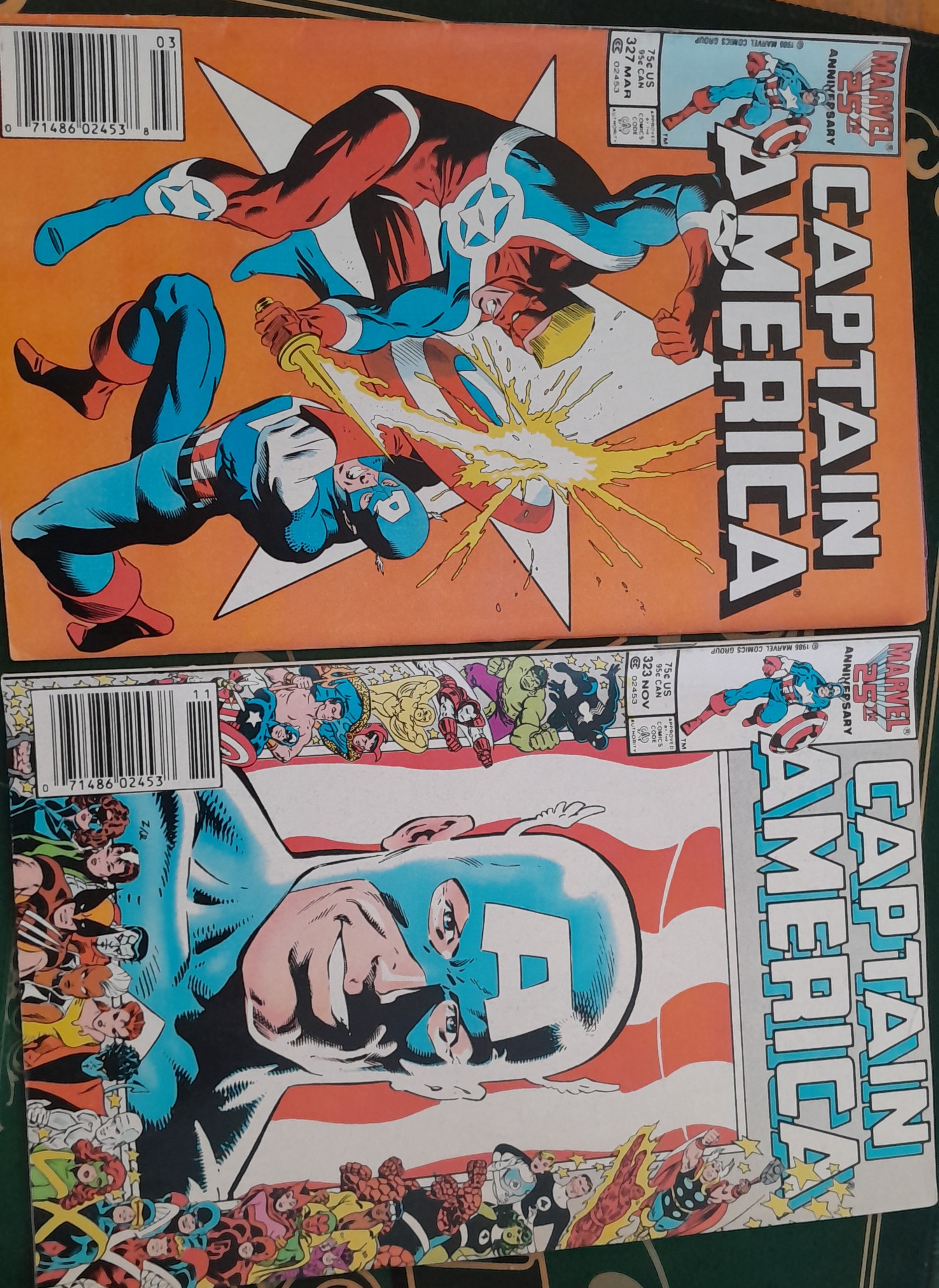 Captin America 323&327