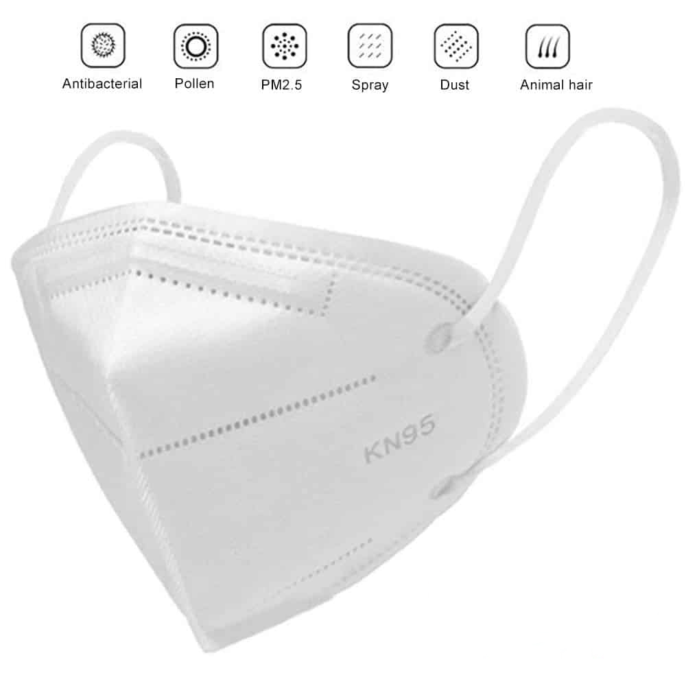 MASCARA RESPIRADOR PARTÍCULAS N95 FFP2 CAIXA DE 10un