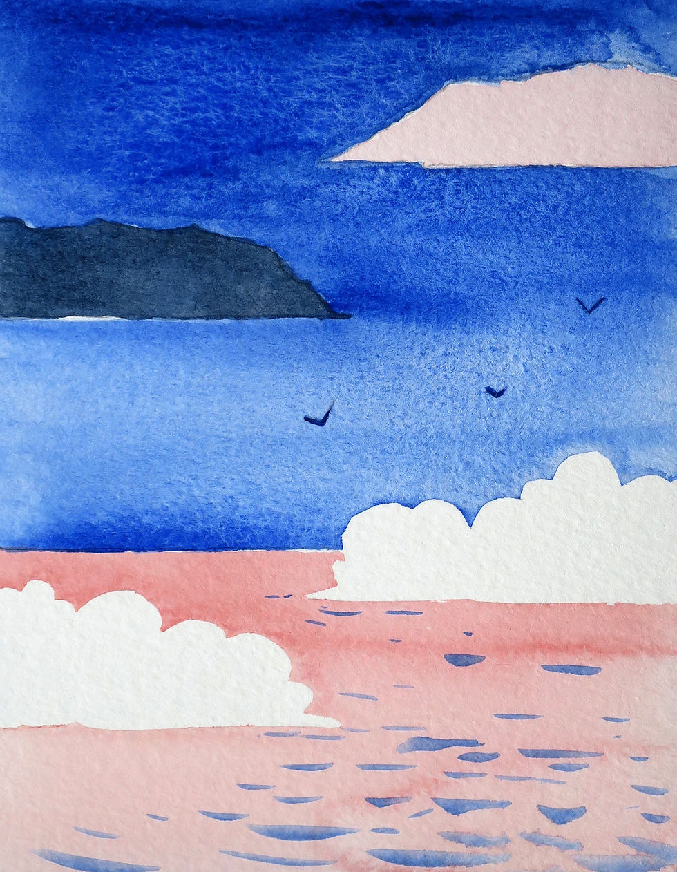 Iles et nuages