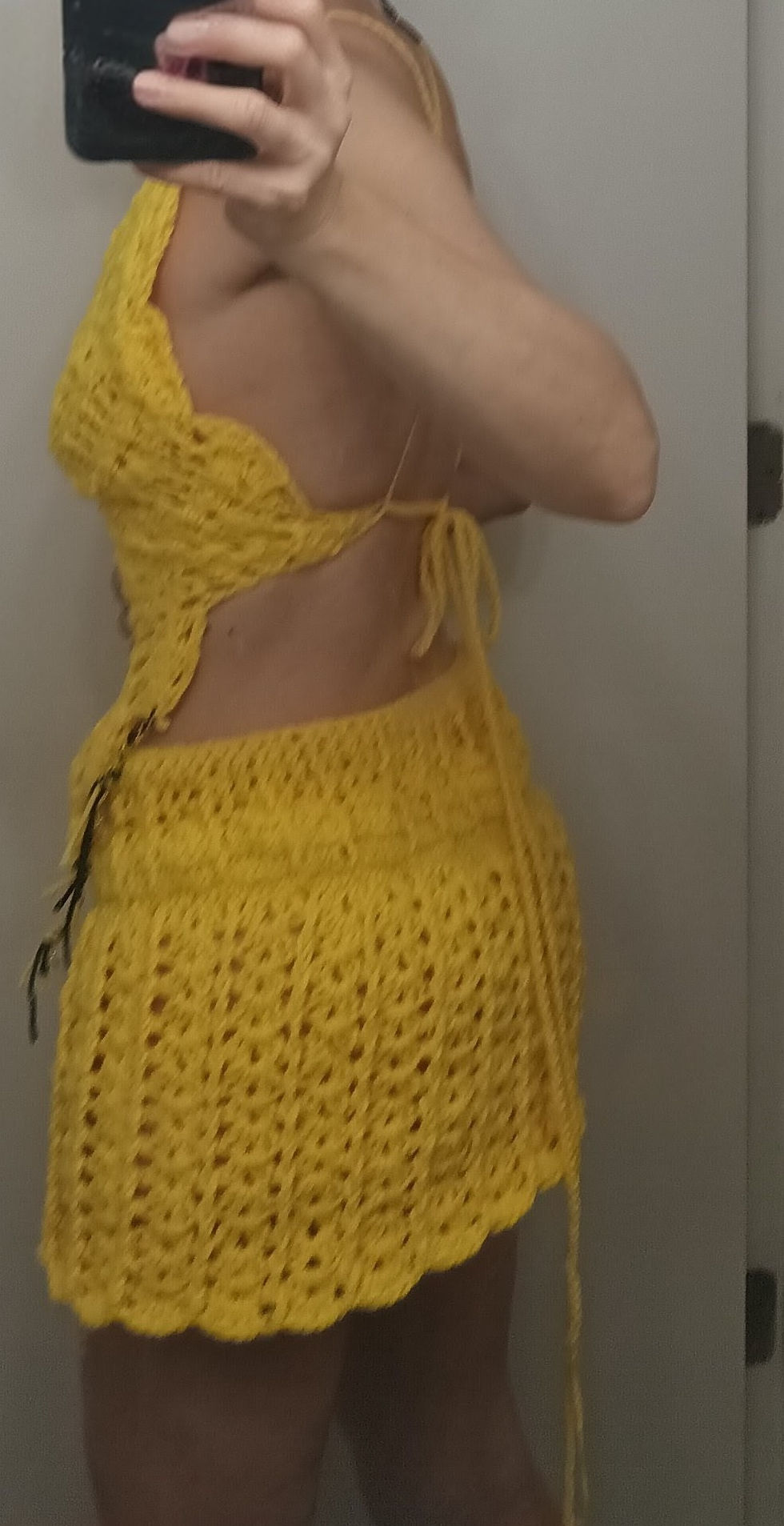 Thumbnail: Egyptian Butterfly Crochet 2 Piece Ser