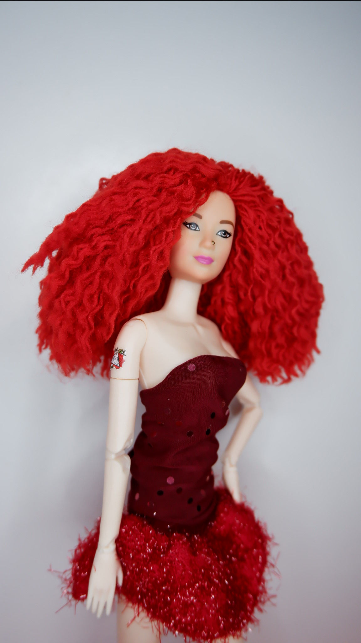 OOAK Velvet Queen articulated Barbie doll