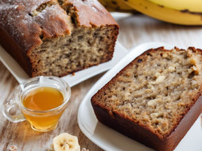 Healthy Banana Bread with Orange Blossom Honey