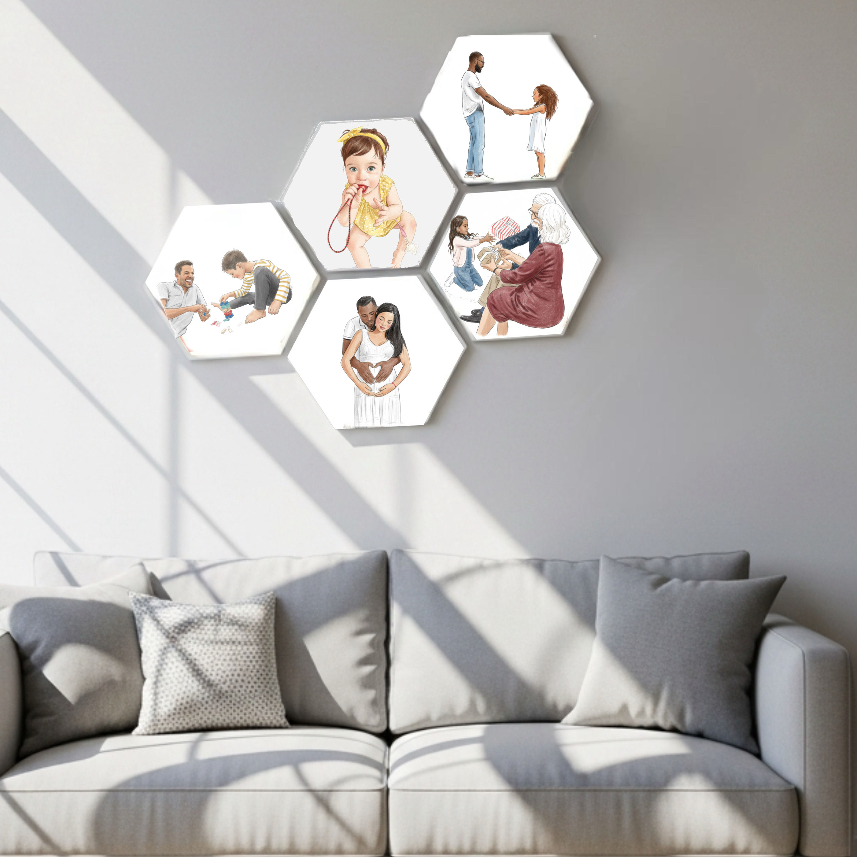 Regalo Unico Natale: Illustrazione Digitale Personalizzata