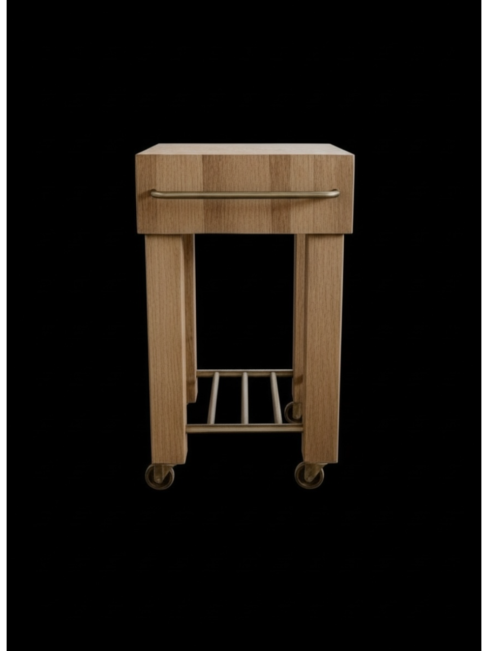 Thumbnail: Mobile Butchers Block - Metalwork Lower Shelf