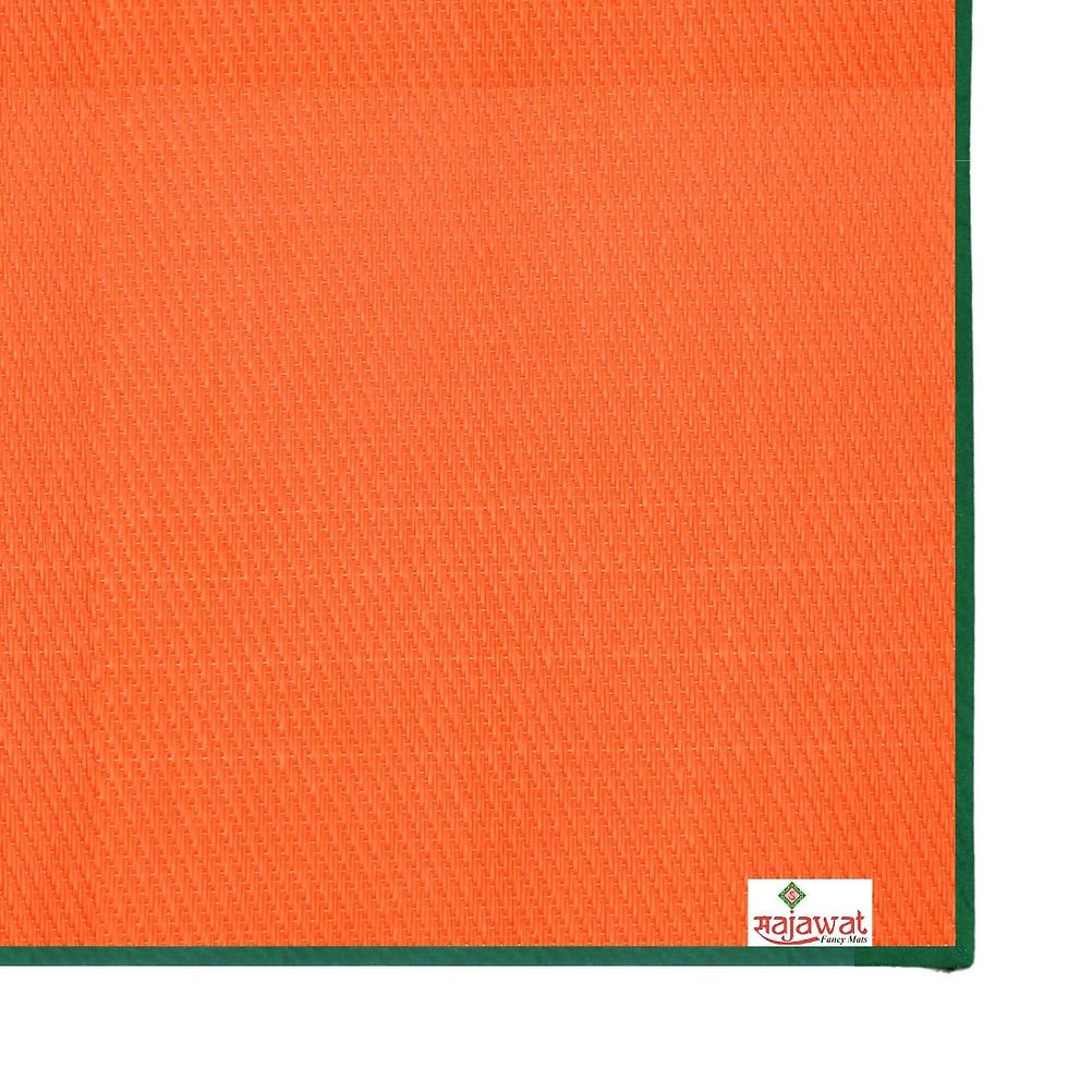 Thumbnail: Chatai Mat 6/8ft Orange Circle