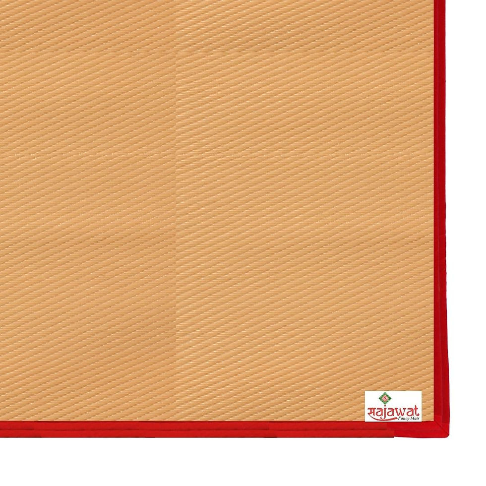 Thumbnail: Chatai Mat 4/6ft Beige Square