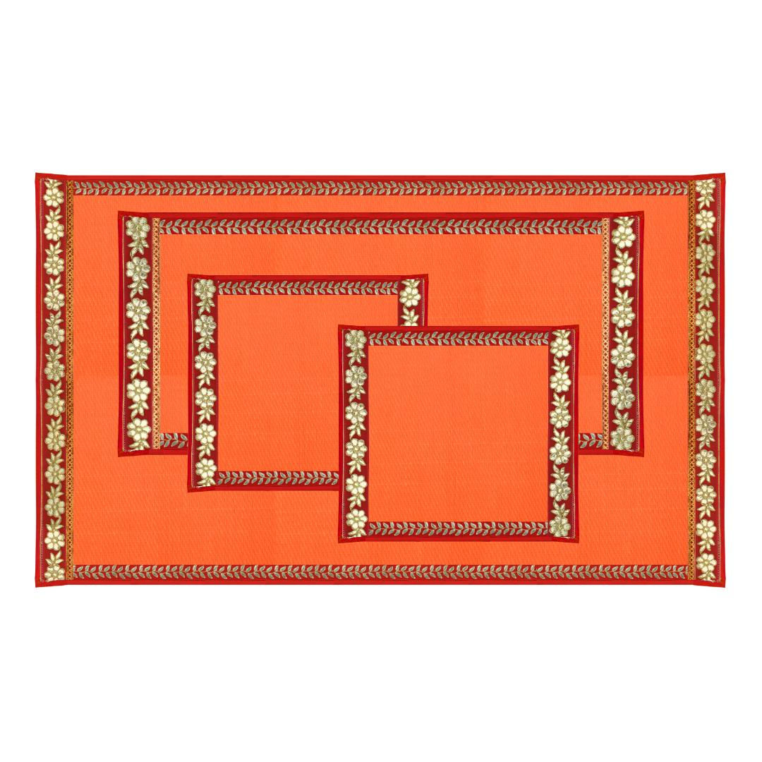 4pc set Orange Gota