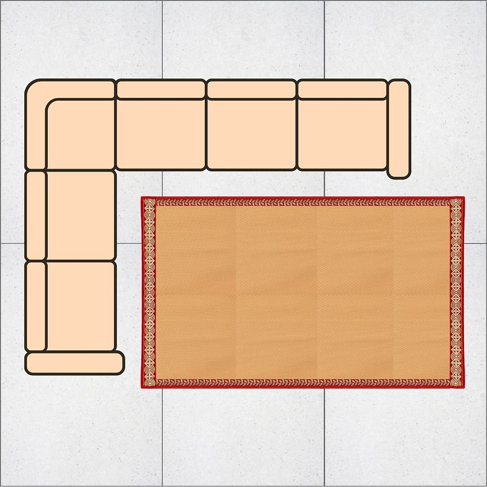 Thumbnail: Chatai Mat 4/6ft Beige Square