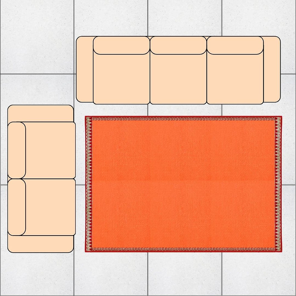 Thumbnail: Chatai Mat 6/8ft Orange Cone