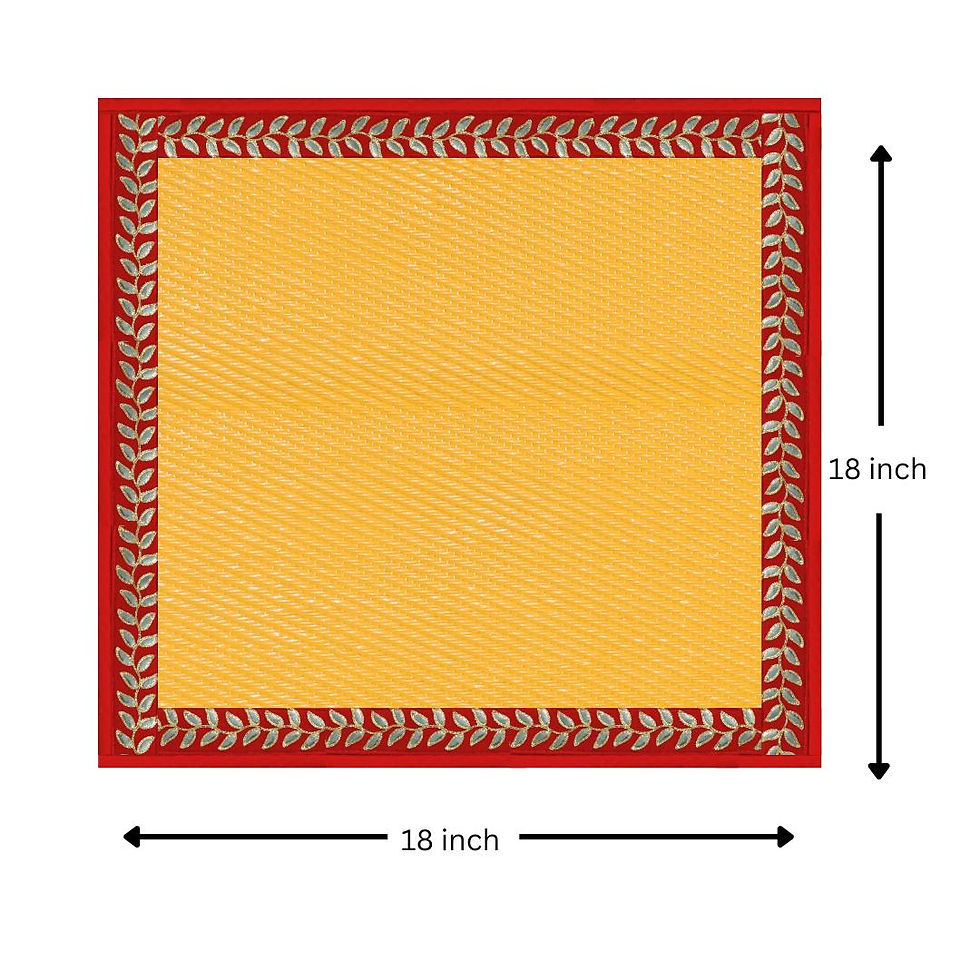 Thumbnail: Pooja Aasan Yellow Petal small