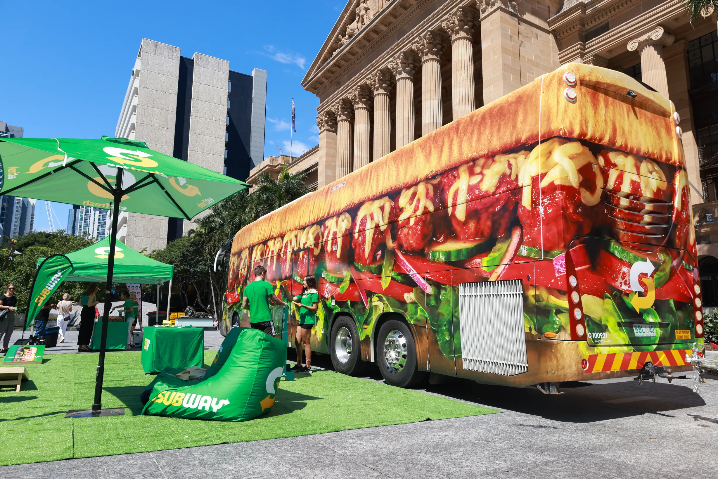Brisbane's activation at Town Hall 