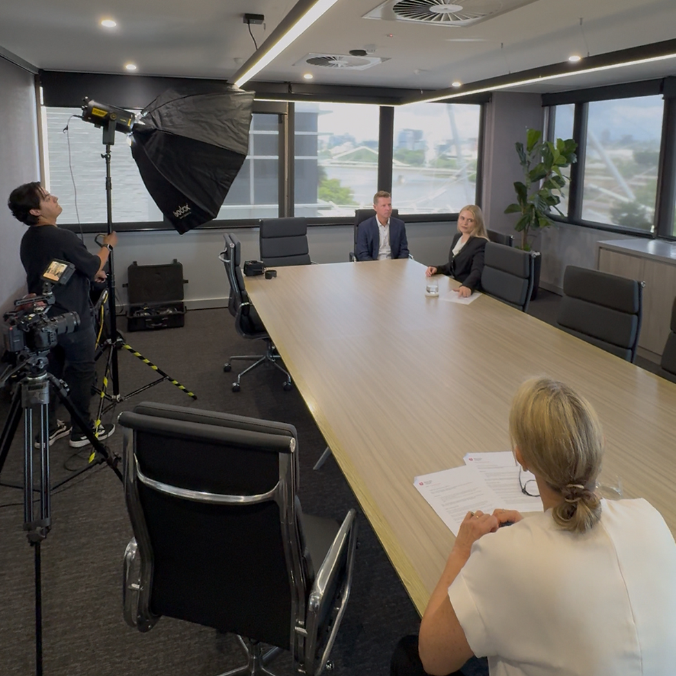 High angle view of a scenic Brisbane landscape showcasing the city skyline