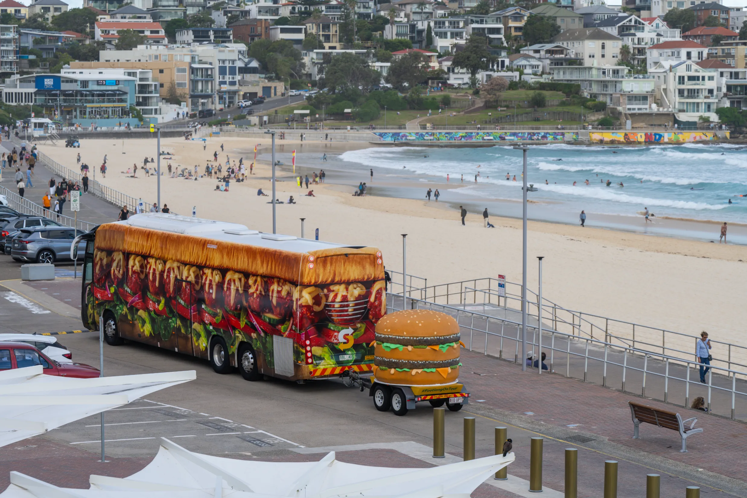 The bus at the beach Bondi