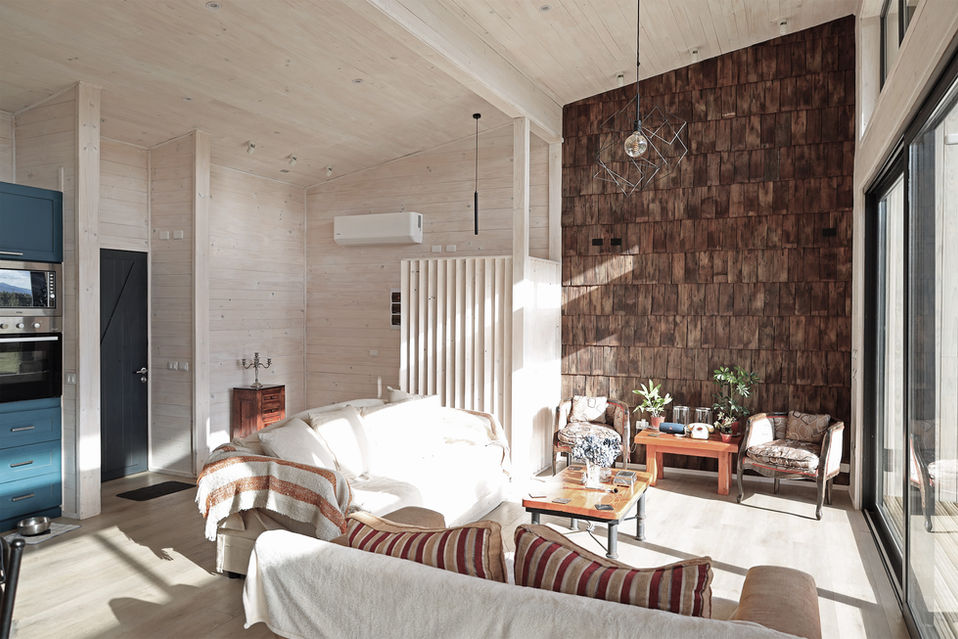 Imagen living 2- Casa NU - Chiloe - Ignacio Pizarro Arquitecto