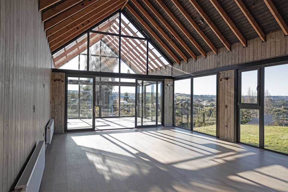 imagen interior 1- casa I-I - Chiloe - Ignacio Pizarro Arquitectura