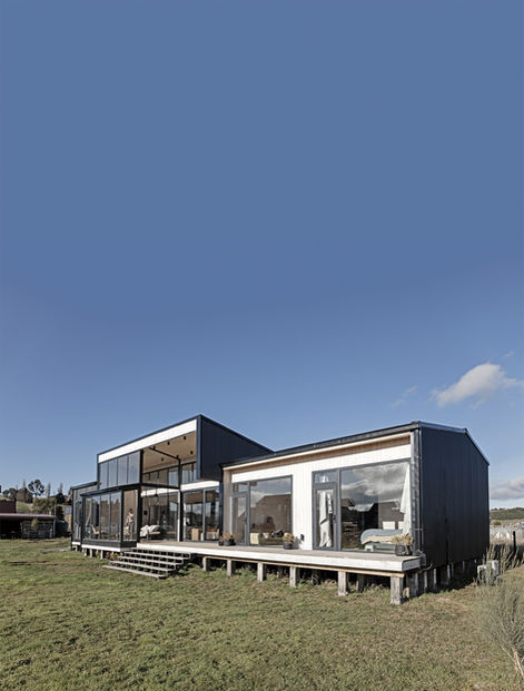 Imagen exterior 2 - Casa NU - Chiloe - Ignacio Pizarro Arquitecto