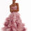 Thumbnail: Amanda Customized Flower Tiered Ruffle Ball Gown Prom Dresses Ankle-Length vesti