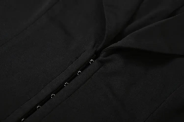 Thumbnail: Sexy Single-Breasted Hidden Buttons Dress