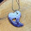 Thumbnail: Wampum Curvy Heart Necklace