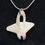 Thumbnail: Wampum Stingray Pendant Necklace