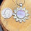 Thumbnail: Sun Flower Pendant with Quahog Shell Necklace Wampum