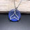 Thumbnail: Sea Glass Whales Tail Charm Necklace