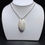 Thumbnail: Wampum Oval Feather Pendant Necklace
