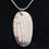 Thumbnail: Wampum Oval Feather Pendant Necklace