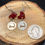 Thumbnail: Cape Cod Charm and Red Sea Glass Dangle Earrings