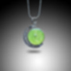 Sparkle Half Moon Spinner Necklace - Day & Night, Carole's Jewelry Design