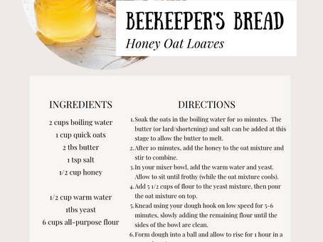Beekeeper's Bread Recipe