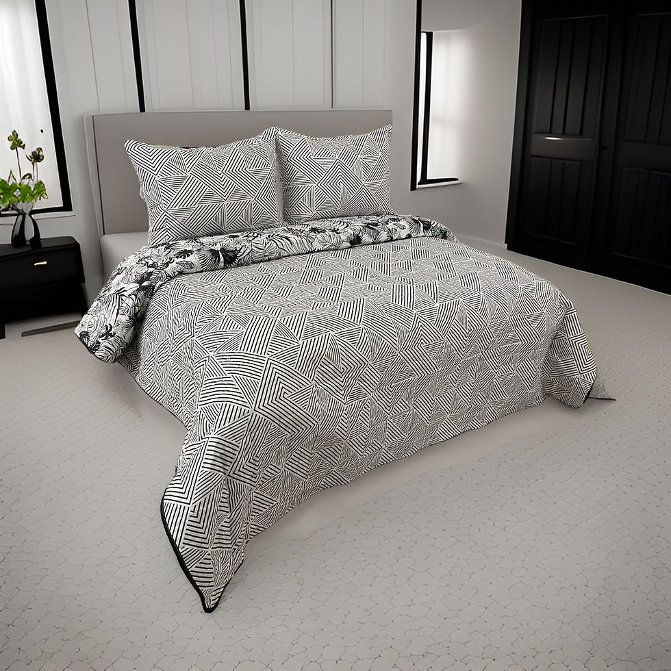 Mia Çift Kişilik Kapitoneli Yatak Örtüsü