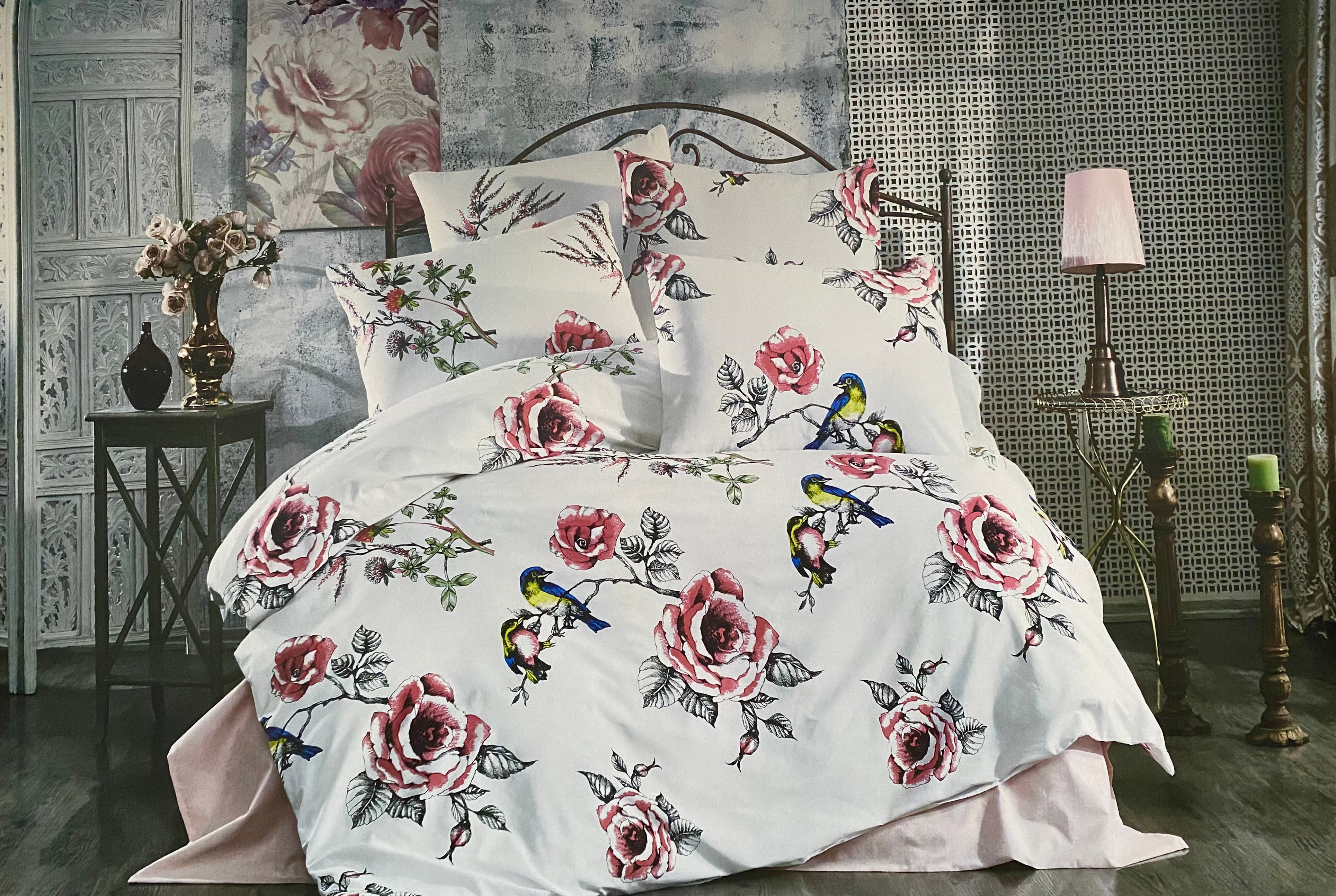 Gül Tek Kişilik Nevresim Takımı