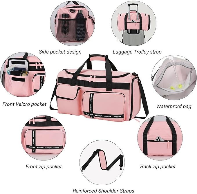 gym bag with a shoe compartment