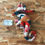 Miniature : Doudou Hippocampe - Rose/coeur/multicolore