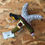 Miniature : Doudou étoile de mer pied de poule orange/ wax