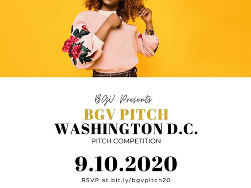 ICYMI: 2020 BGV Virtual Pitch DC Summary