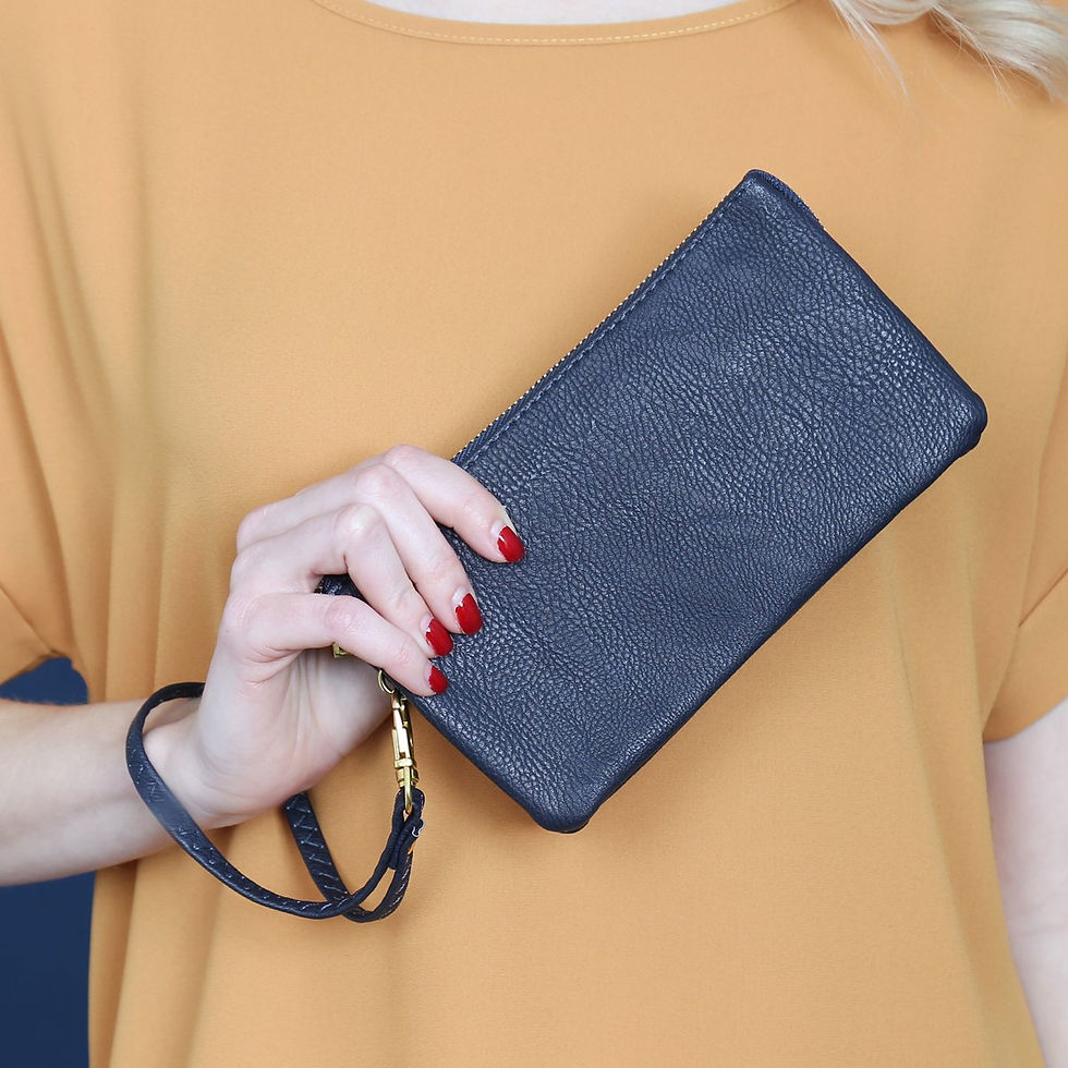 Thumbnail: 005 - Leather Wallet With Detachable Wristlet