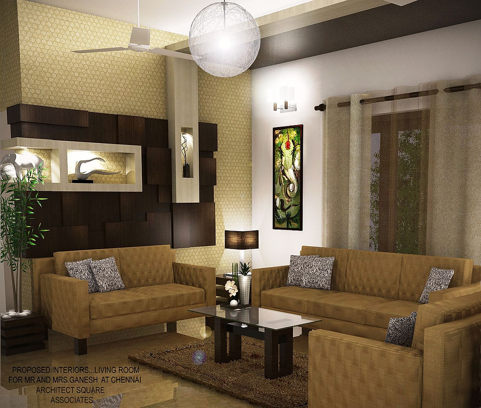 Living room, Mahalingapuram.