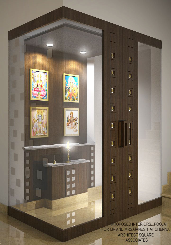Pooja room, Mahalingapuram.