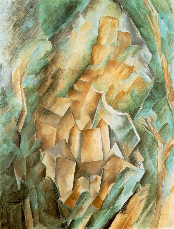 El castillo en La-Rouche-Guyon
