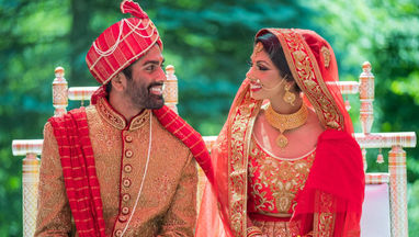 Backyard Hindu Wedding Ceremony Eaglecrest Marriott Wedding Reception