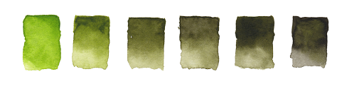 Watercolour mixing shade tutorial