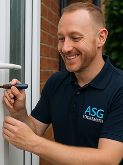 Locksmith at Work on Modern Door.png