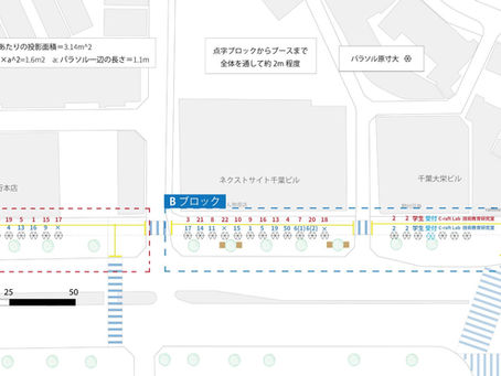パラソルギャラリー2026出展配置図が公開されました。
