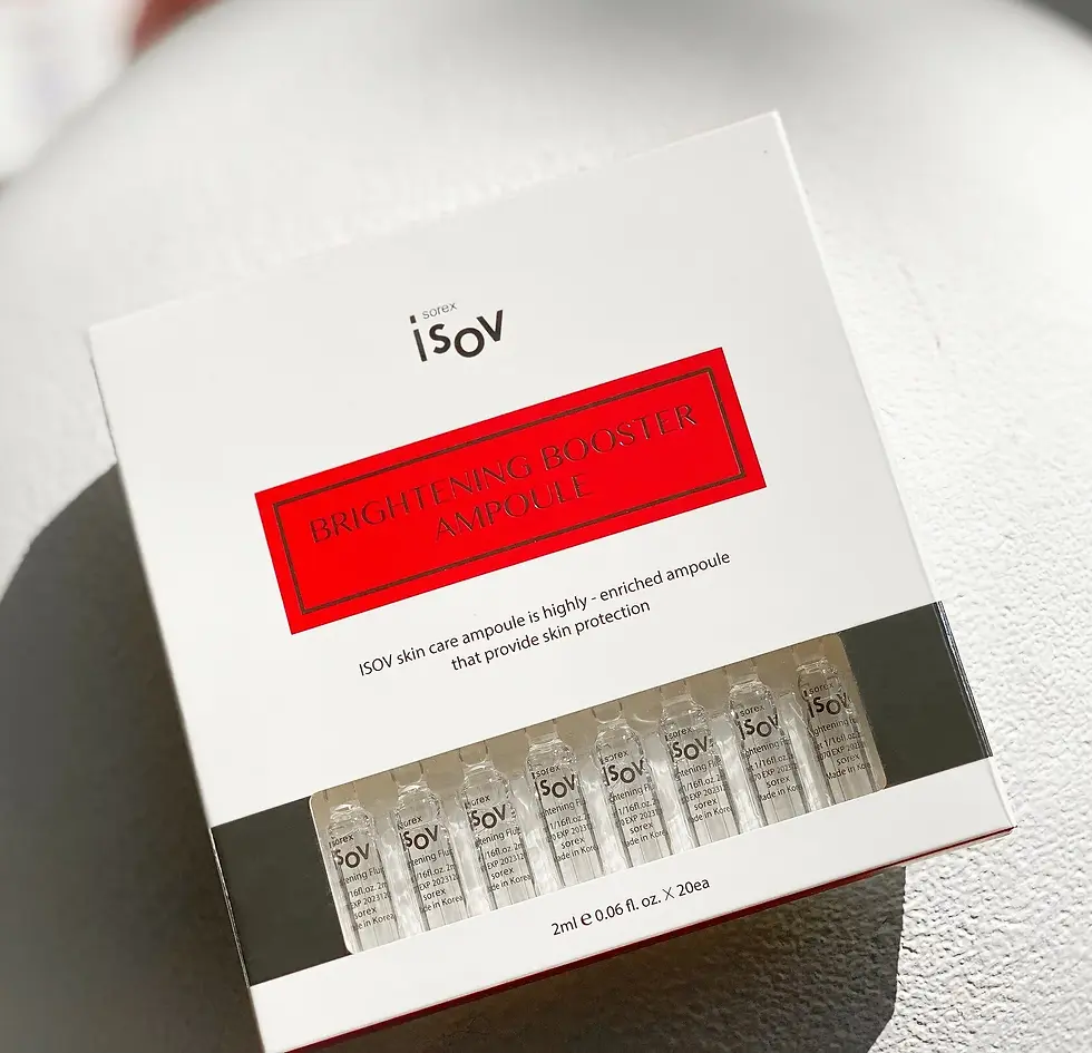 Набір сироваток Brightening Booster Ampoule Isov Sorex