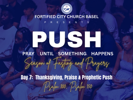 End of the Month Fasting & Prayer