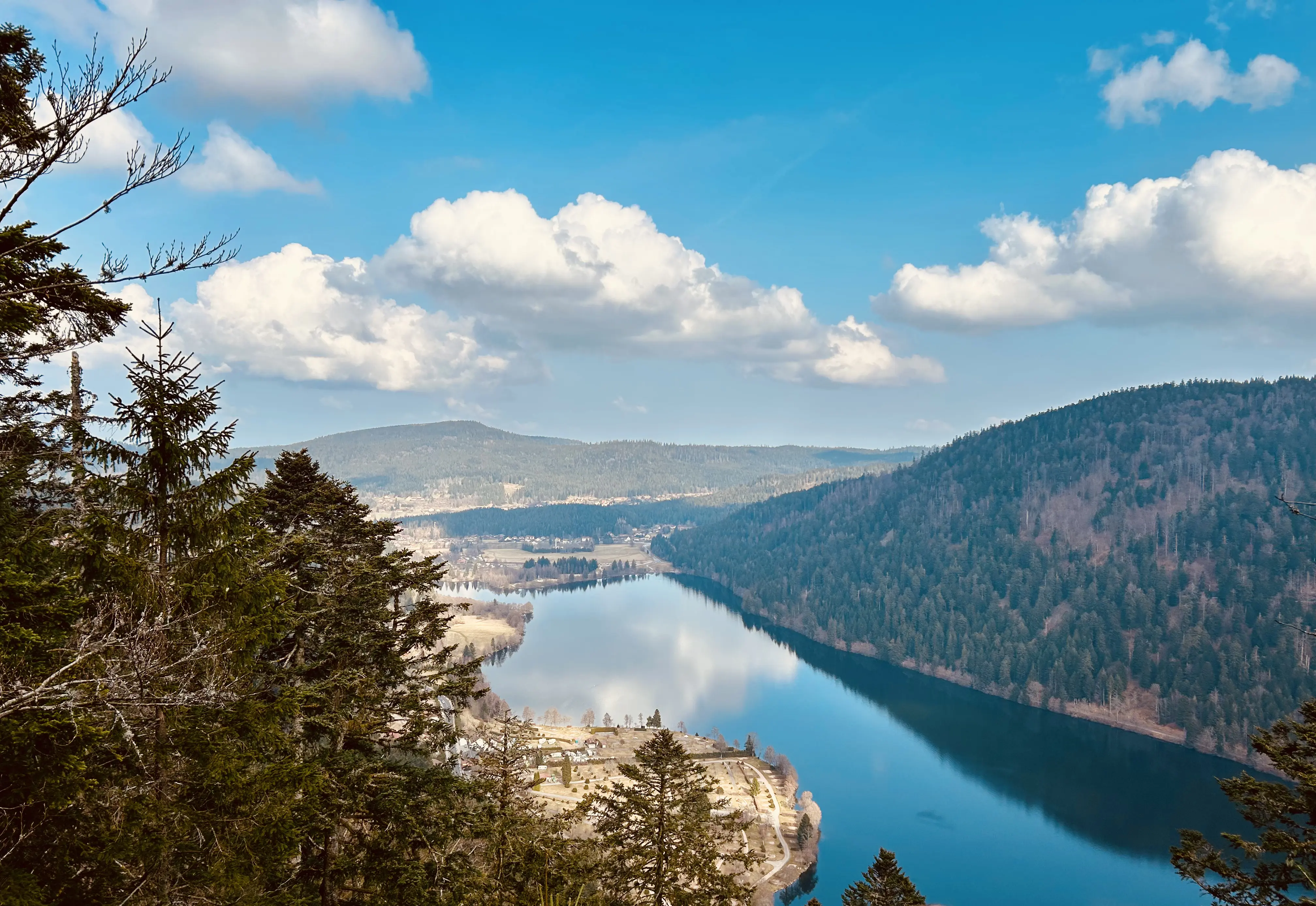 panorama vosges depuis roche des vieux chevaux